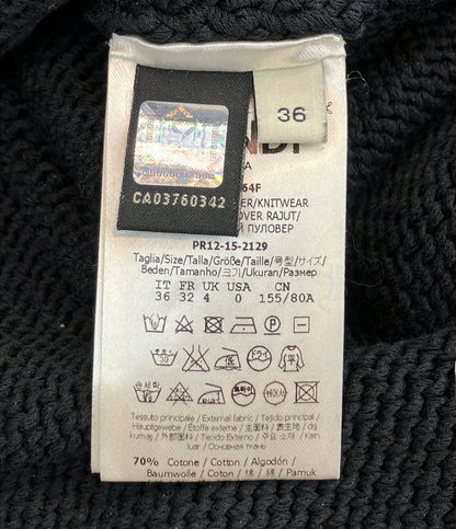 FENDI 長袖 フラワープリント ロングニット レディース SIZE 36 (XS) フェンディ