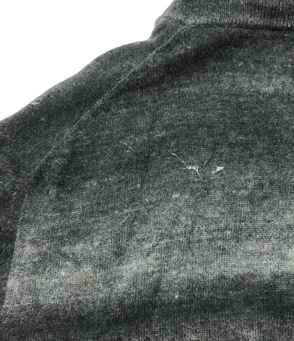 訳あり イザイア 長袖ハーフジップカシミヤニット メンズ SIZE S (S) ISAIA