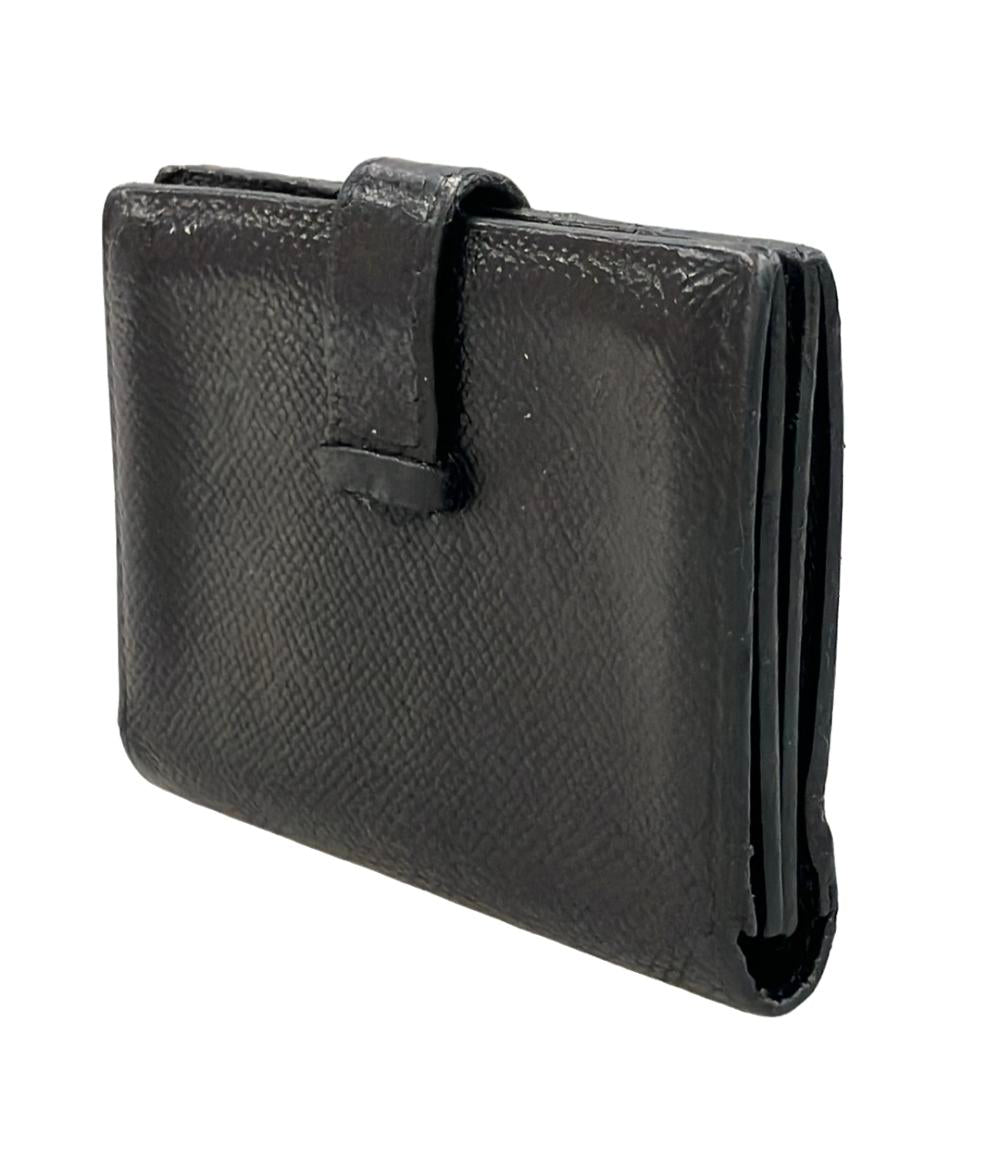 エルメス カードケース ▫︎L刻印 シルバー金具 べアン ユニセックス HERMES