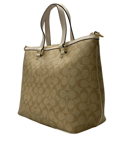 美品 COACH 2wayハンドバッグ ショルダーバッグ シグネチャー F34614 レディース コーチ