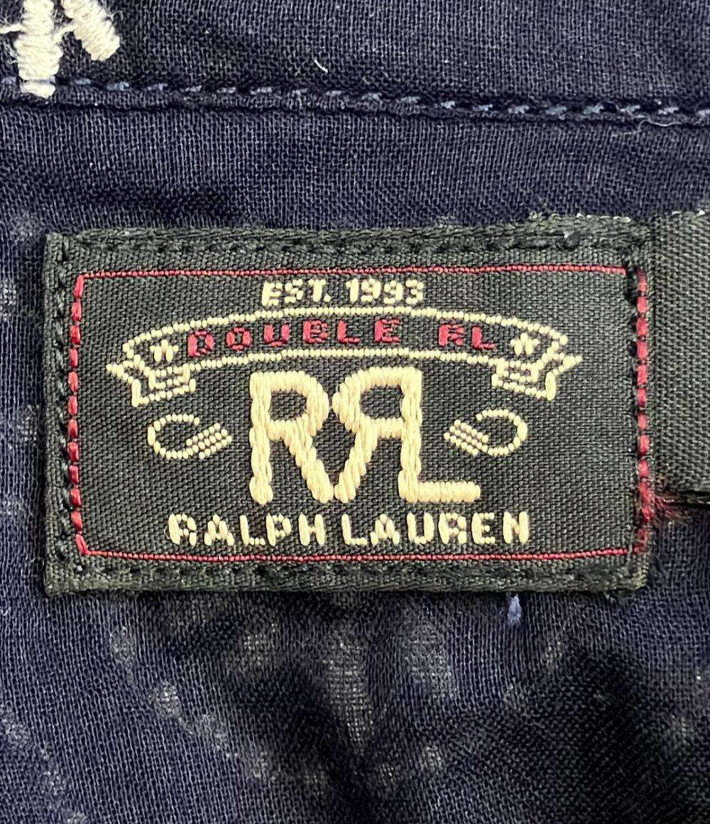 RRL 半袖 フローラル刺繍ブラウス レディース SIZE 155/84A ダブルアールエル