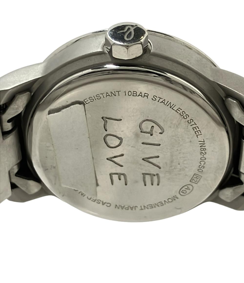 agnes b. 腕時計 クオーツ シルバー 7N82-0CS0 レディース アニエスベー