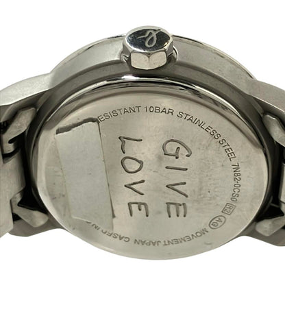 agnes b. 腕時計 クオーツ シルバー 7N82-0CS0 レディース アニエスベー