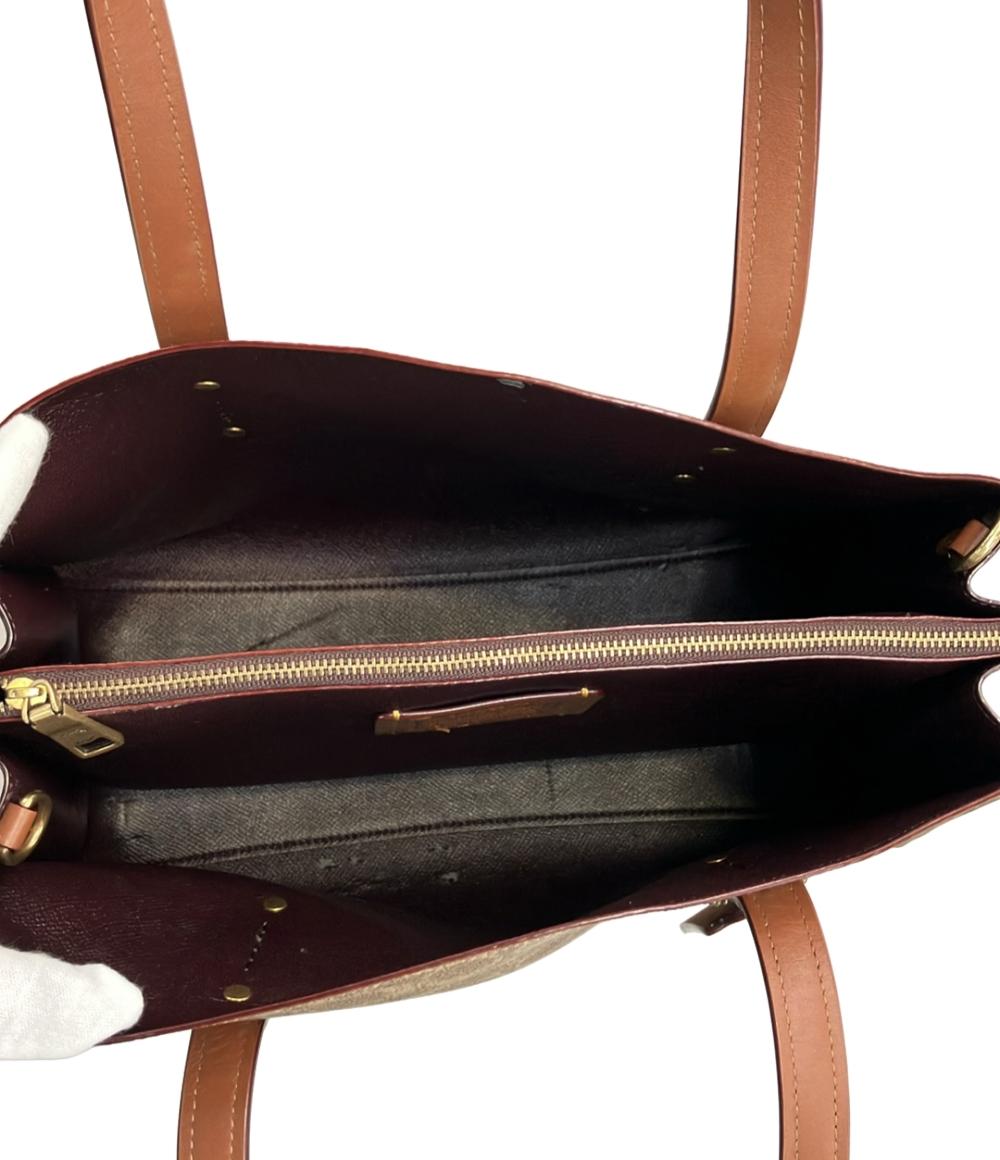 COACH ハンドバッグ ショルダーバッグ 2WAY 斜め掛け チャーリー キャリーオール キャンバス シグネチャー 31210 レディース コーチ