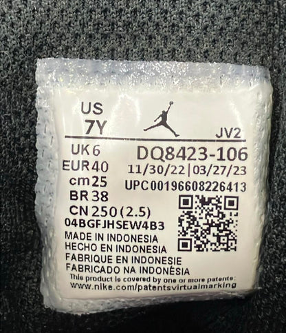 Air Jordan NIKE ハイカットスニーカー GS エアジョーダン1 ミッド DQ8423-106 レディース SIZE 25.0 エアジョーダン ナイキ