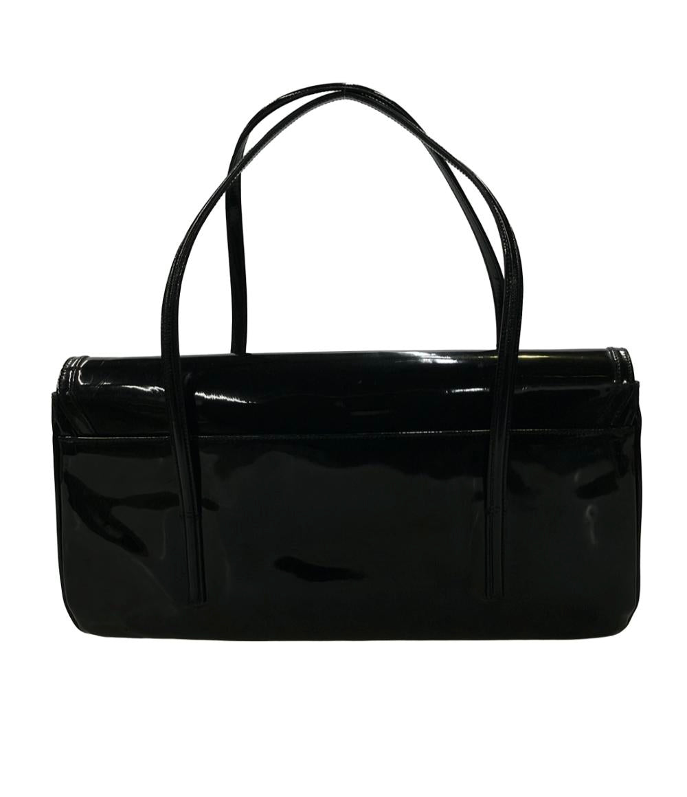 Salvatore Ferragamo ショルダーバッグ 肩掛け エナメル ガンチーニ AB 21 2804 レディース サルヴァトーレフェラガモ