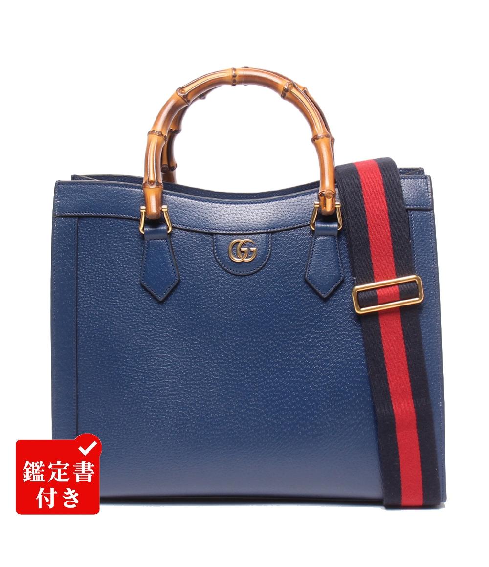 GUCCI 2WAYトートバッグ ショルダーバッグ 肩掛け ダイアナ ラージ バンブー 678842 レディース グッチ