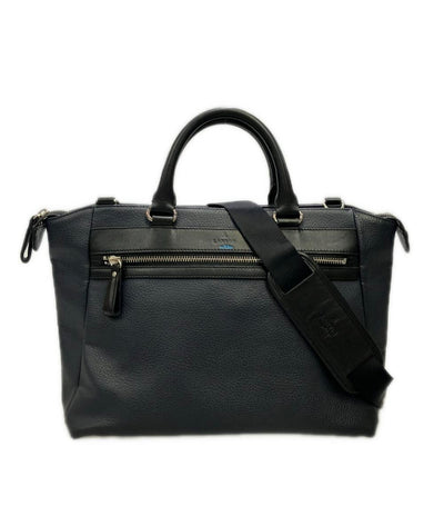 LANVIN en Bleu 2way ビジネスバッグ ブリーフケース ショルダーバッグ 斜め掛け メンズ ランバンオンブルー