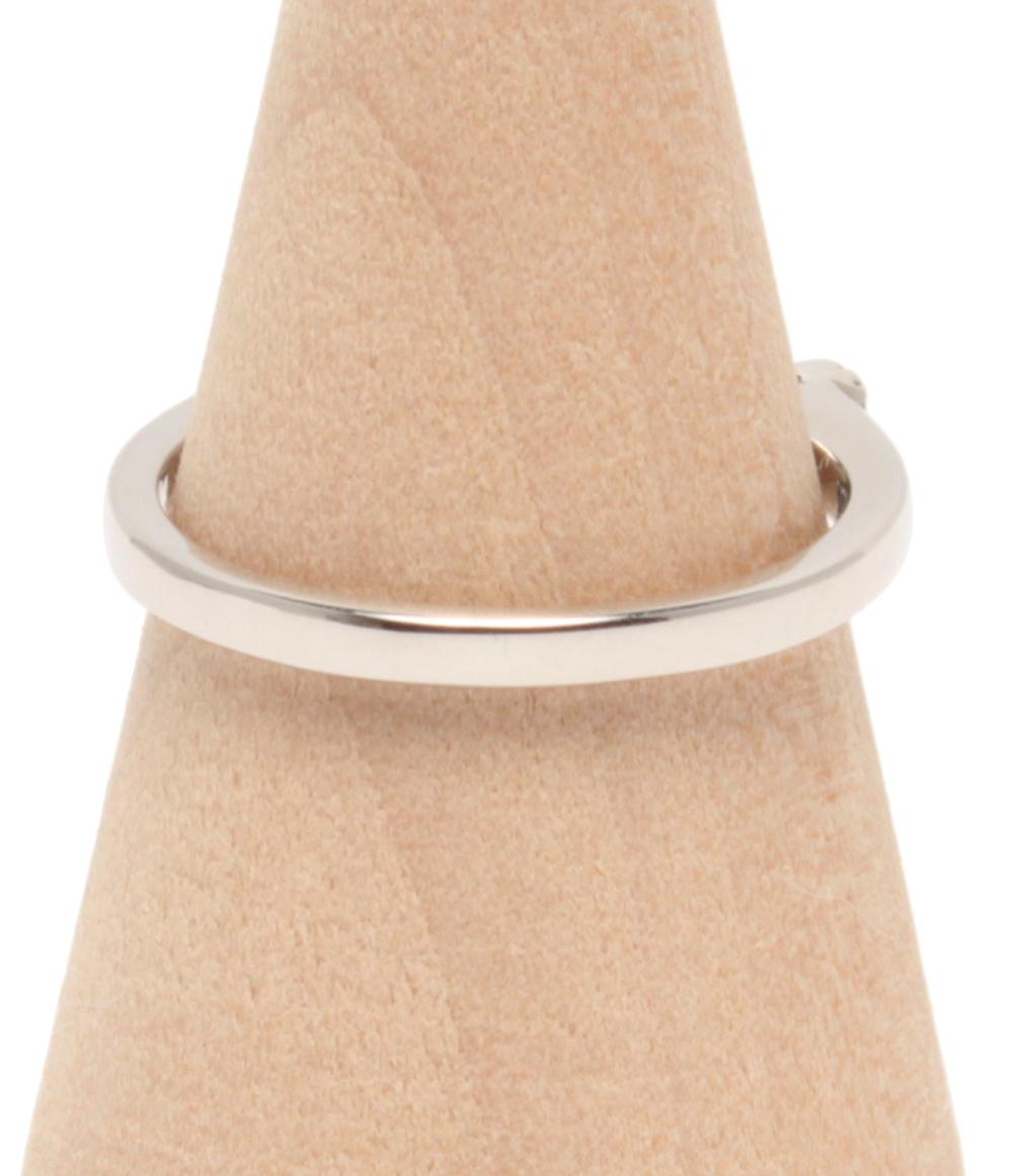 美品 リング 指輪 SV925 ターコイズ ダイヤ 0.03ct レディース SIZE 15号