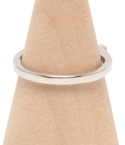 美品 リング 指輪 SV925 ターコイズ ダイヤ 0.03ct レディース SIZE 15号