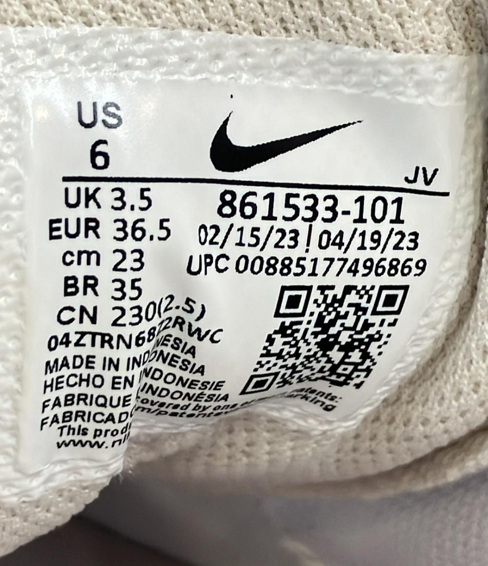 美品 ナイキ ローカットスニーカー COURT BOROUGH LOW PRM 861533-101 レディース SIZE 23.0 (M) NIKE