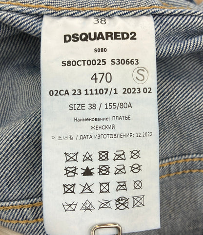 DSQUARED2 長袖ワンピース デニムワンピース レディース SIZE 38 ディースクエアード