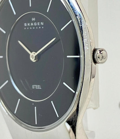 スカーゲン 腕時計 クオーツ ブラック 233LSSB ユニセックス SKAGEN
