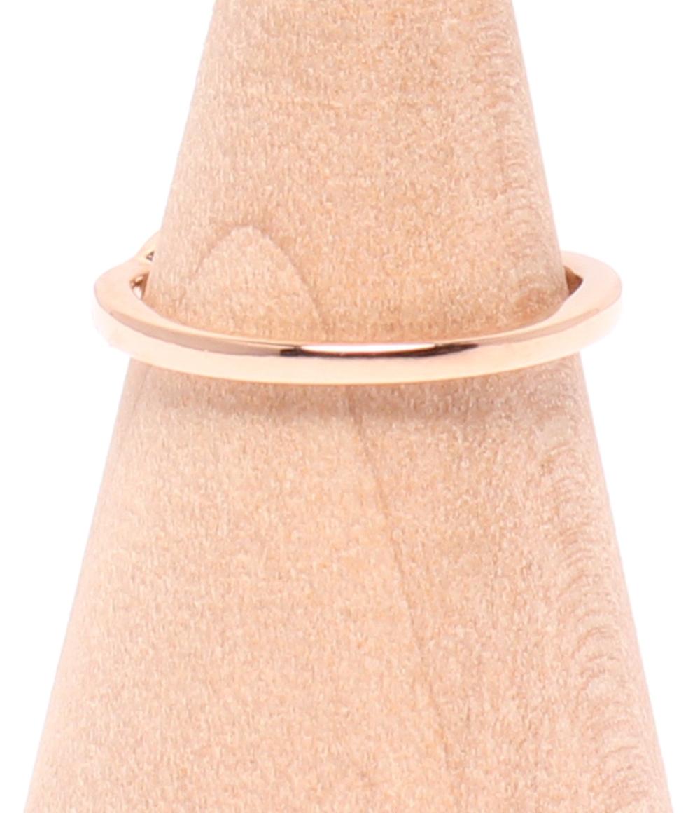 美品 4℃ リング 指輪 K10 ダイヤ レディース SIZE 6号 ヨンドシー