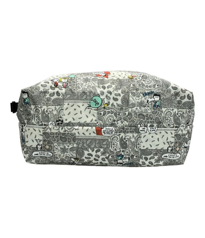 美品 レスポートサック ピーナッツ ハンドバッグ ショルダーバッグ 2WAY 斜め掛け レディース LeSportsac PEANUTS