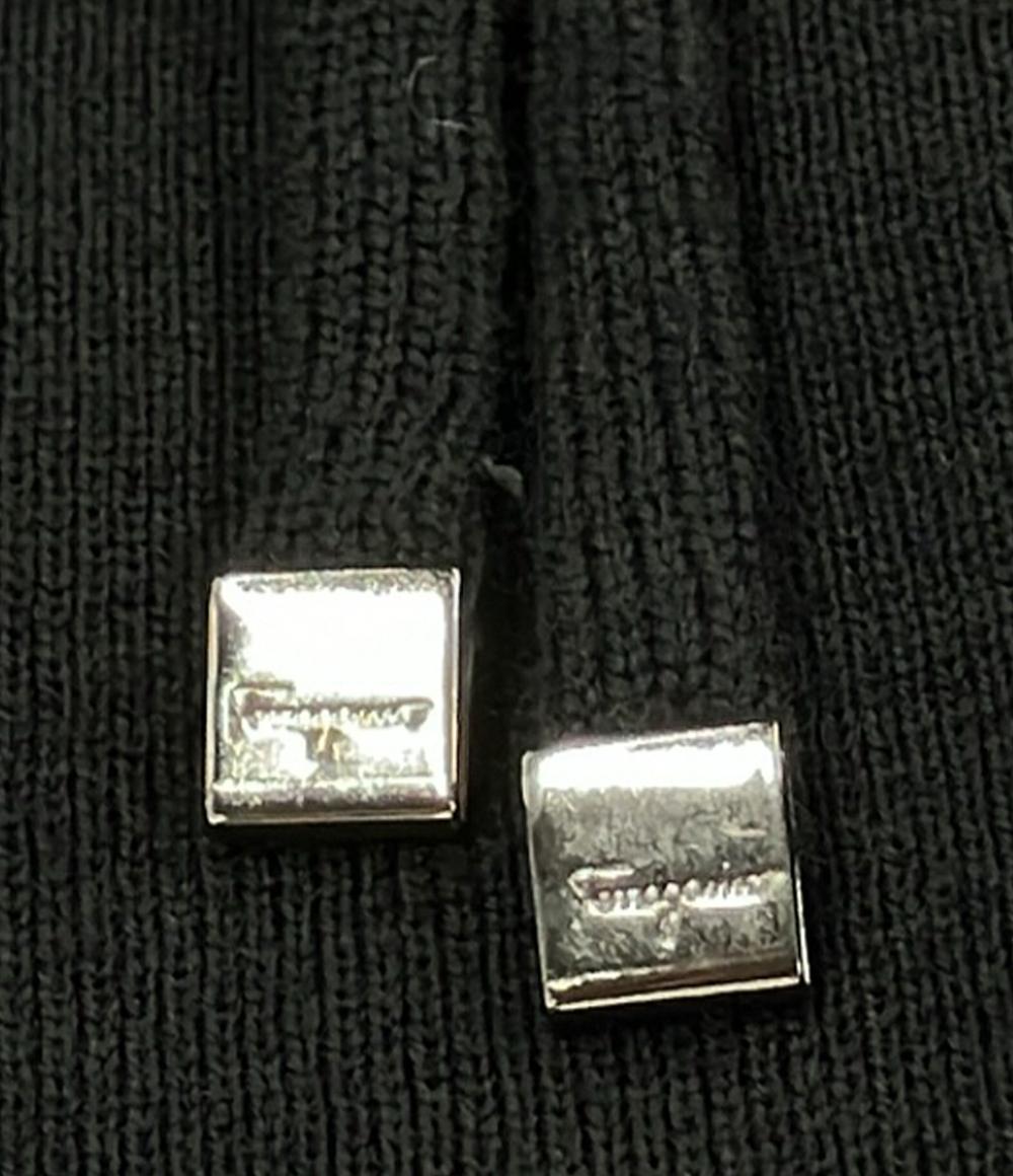 美品 サルヴァトーレフェラガモ 半袖ニットワンピース レディース SIZE S Salvatore Ferragamo