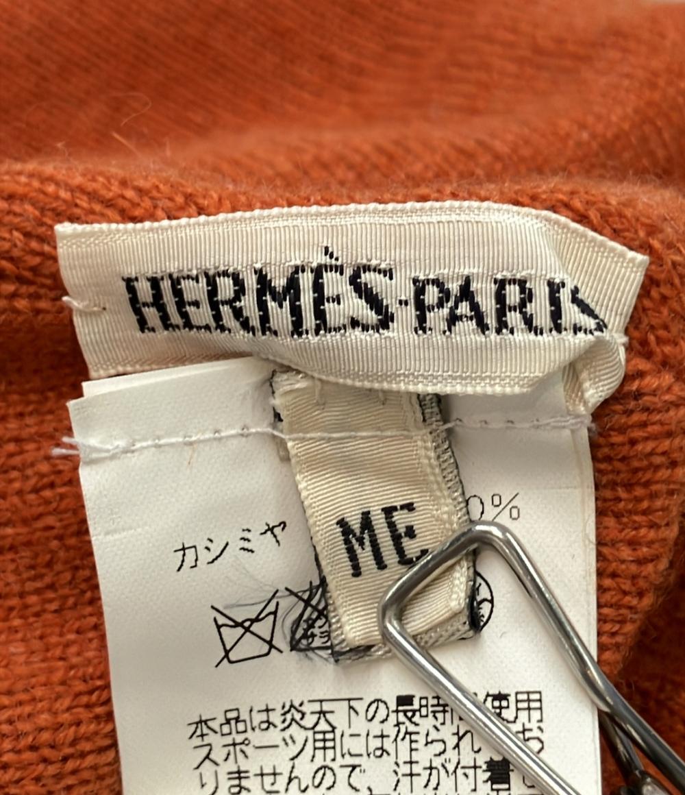 HERMES ニット帽 カシミヤ100% レディース メンズ SIZE ME エルメス