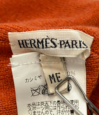 HERMES ニット帽 カシミヤ100% レディース メンズ SIZE ME エルメス