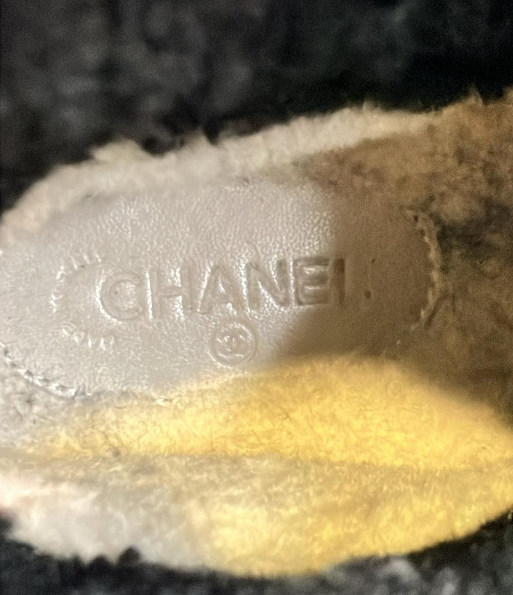 シャネル ムートンブーツ レディース SIZE 39 (XL) CHANEL