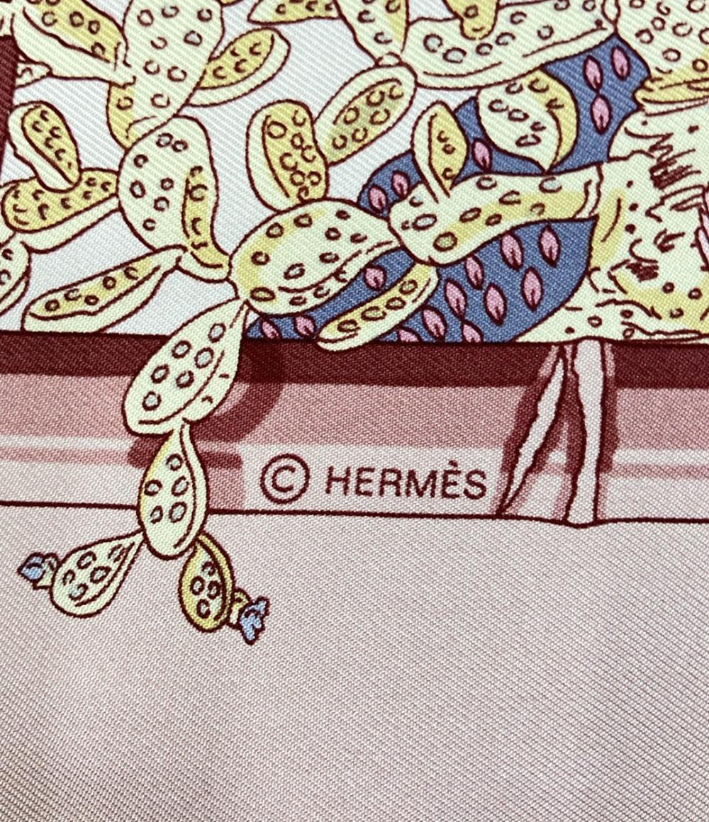 エルメス スカーフ カレ90 シルク100% 冬の庭 JARDINS d'Hiver レディース HERMES