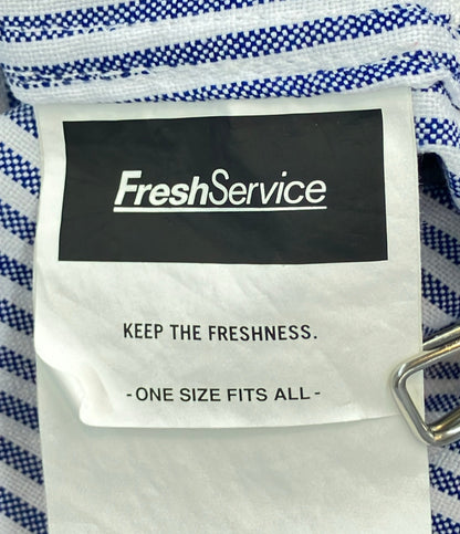 美品 FreshService 長袖シャツ ストライプ FSW-23-SH-003 メンズ SIZE ONE SIZE FITS ALL フレッシュサービス