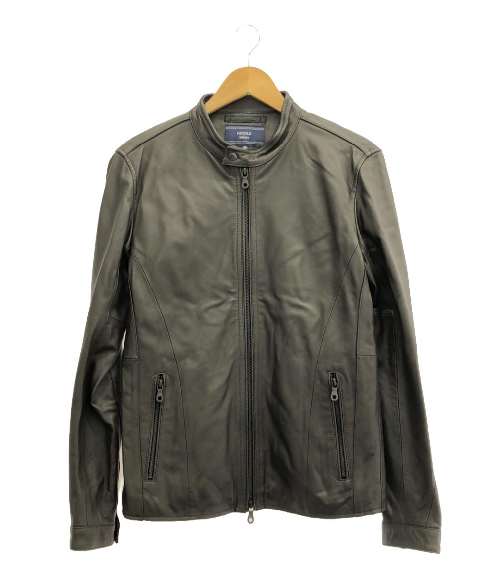 NOBLE ソフトラムレザーライダースジャケット レディース SIZE 36