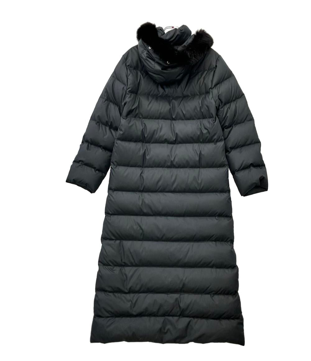 MONCLER ロングダウンコート フード ファー付き レディース SIZE 0 (XS) モンクレール