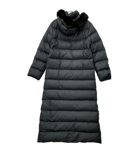MONCLER ロングダウンコート フード ファー付き レディース SIZE 0 (XS) モンクレール