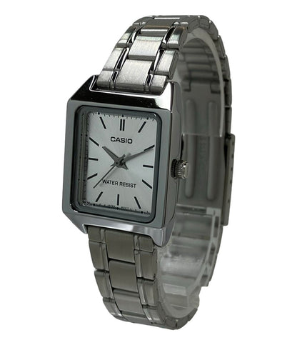 美品 CASIO 腕時計 クオーツ シルバー LTP-V007 レディース カシオ