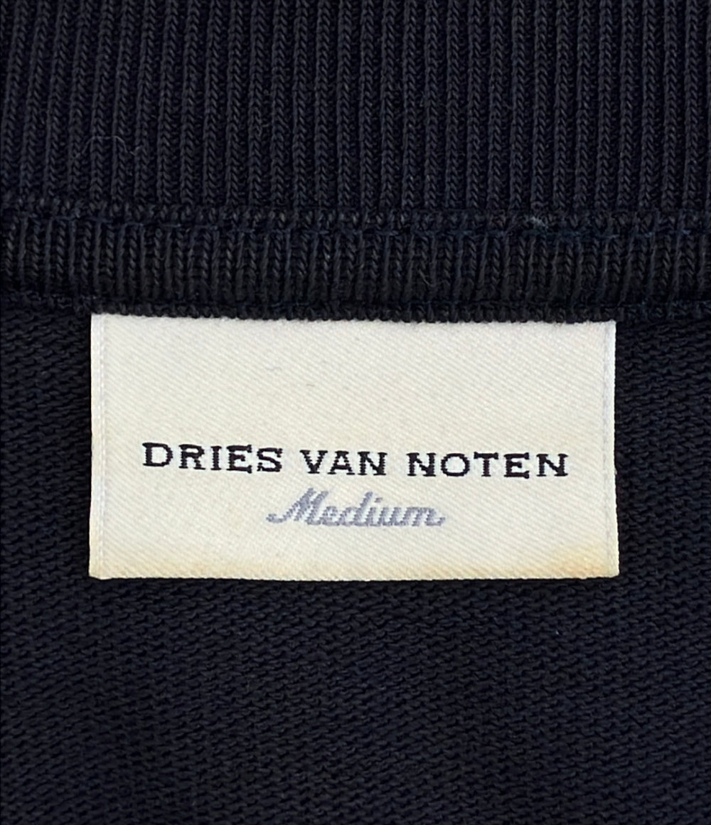 DRIES VAN NOTEN キルティング切替 スウェットジップアップブルゾン JRDN-SM1-1037 メンズ SIZE M ドリスヴァンノッテン