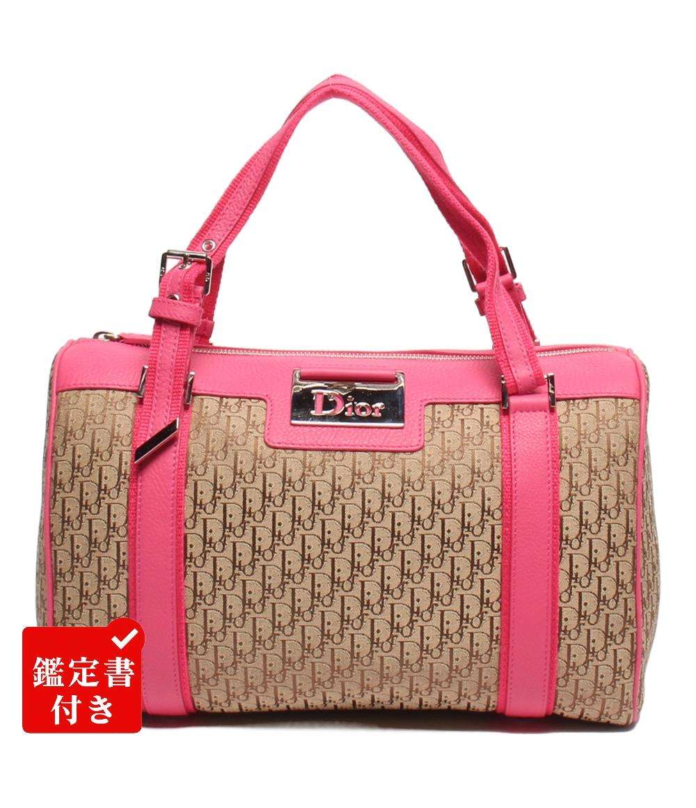 美品 クリスチャンディオール ハンドバッグ ミニボストンバッグ トロッター レディース Christian Dior