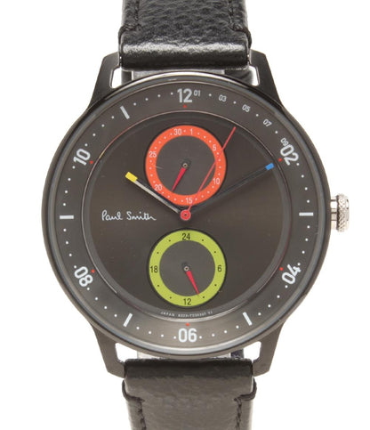 美品 Paul Smith 腕時計 2019本リミテッドモデル チャーチストリート クオーツ ブラック 6323-T025544 メンズ ポール・スミス