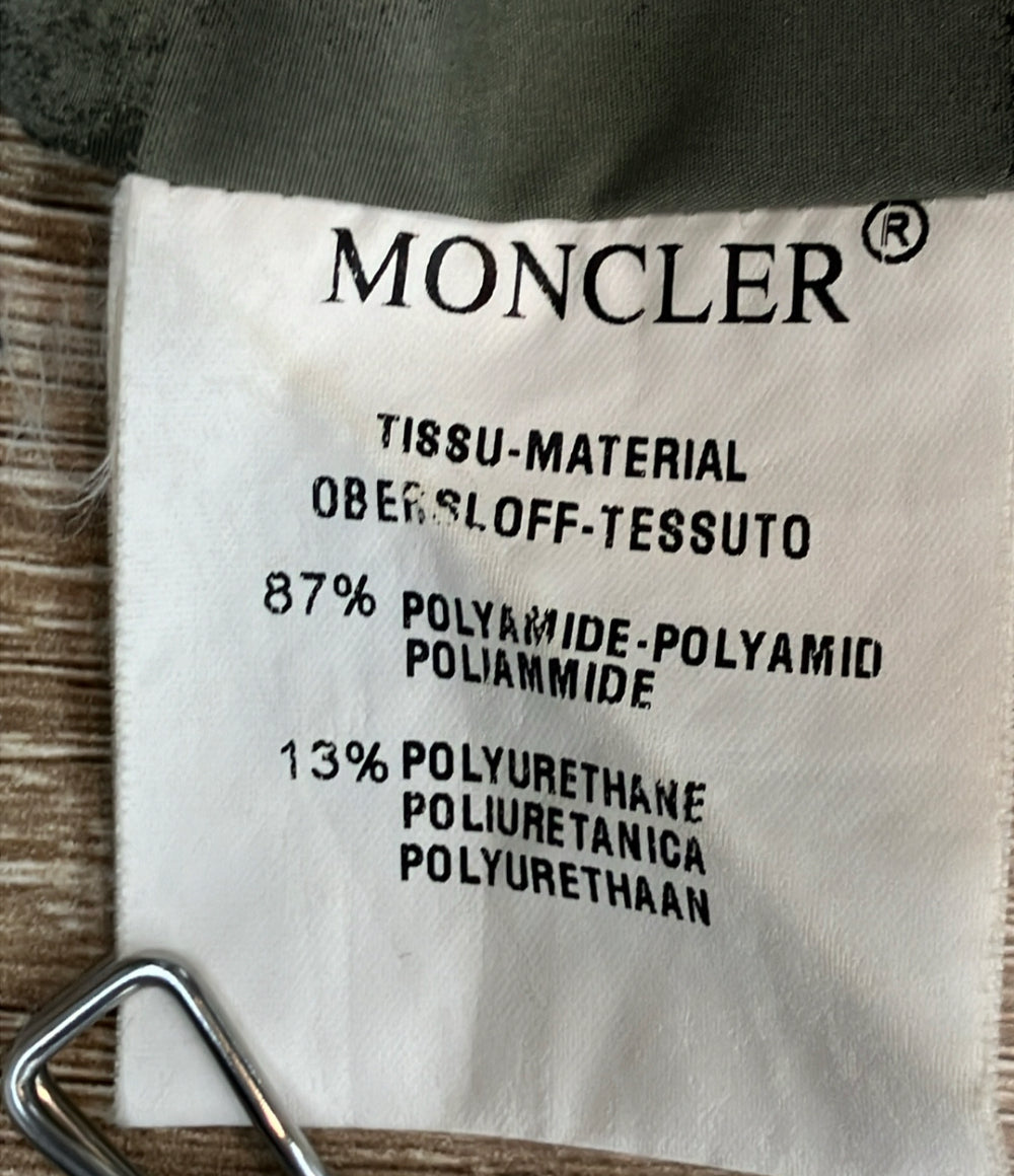 訳あり MONCLER ナイロンジャケット ブルゾン ハーフジップ フード付き レディース SIZE 1 (S) モンクレール