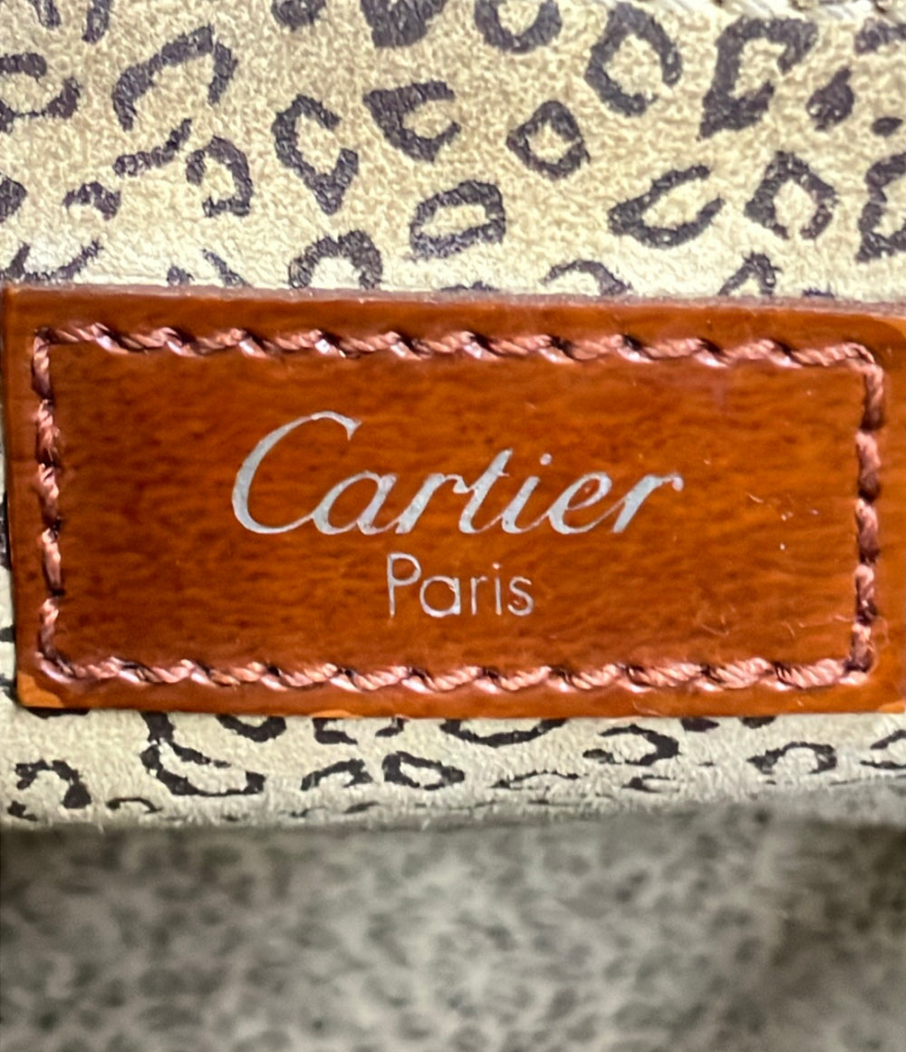 Cartier トートバッグ レザー パンテール レディース カルティエ