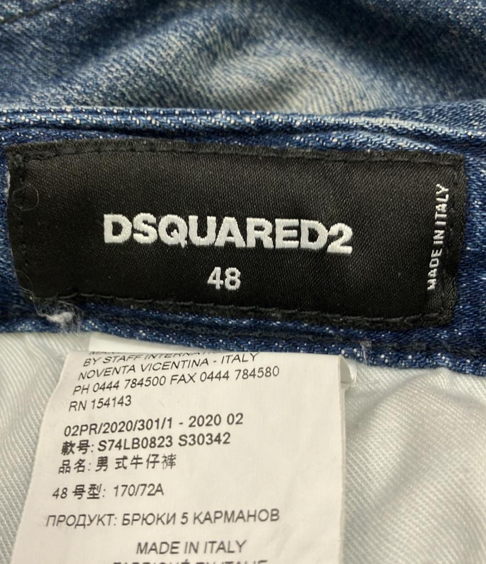 ディースクエアード デニムパンツ ダメージ加工 タイディー バイカー ジーンズ S74LB0823 メンズ SIZE 48 (L) DSQUARED2