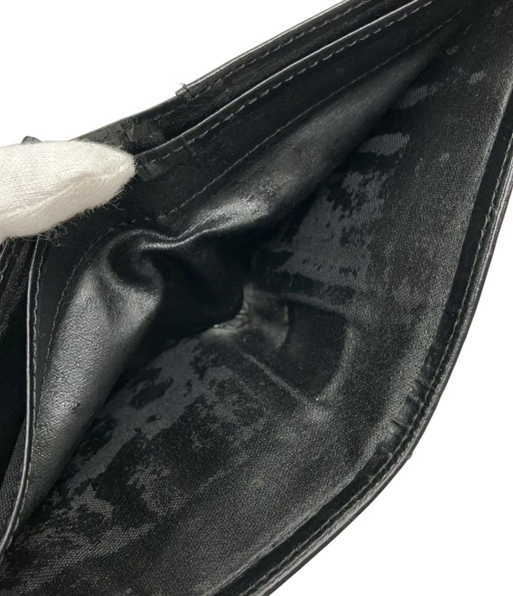 訳あり BURBERRY BLACK LABEL 二つ折り財布 メンズ バーバリーブラックレーベル