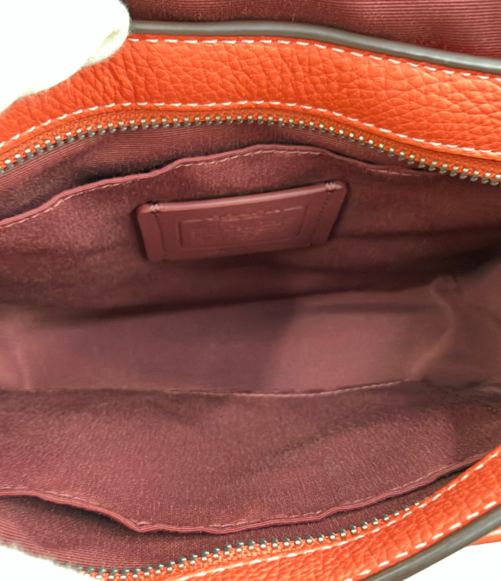 美品 COACH ショルダーバッグ 斜め掛け サリバン フラップ クロスボディ シグネチャー CJ591 メンズ レディース コーチ