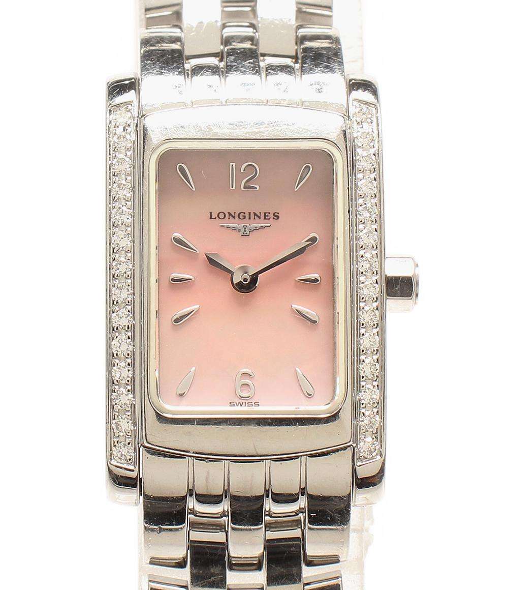 LONGINES 腕時計 クオーツ ピンク L5.158.0 レディース ロンジン