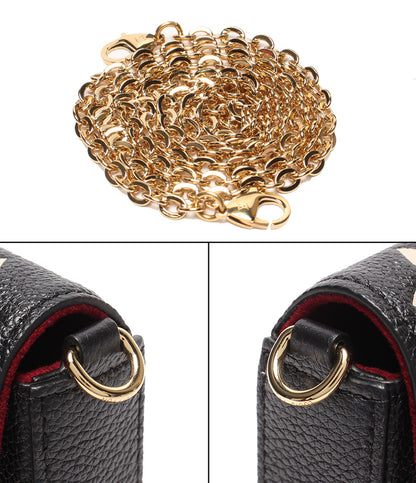 美品 LOUIS VUITTON チェーンウォレット ポシェット 肩掛け ポシェット フェリシー バイカラー モノグラム アンプラント M80482 レディース