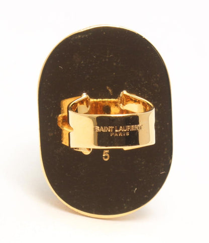 SAINT LAURENT リング 指輪 ルチルクオーツ レディース SIZE 9号 サンローラン