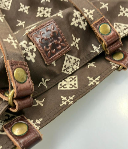 ラシット モノグラムナイロントートバッグ レディース russet