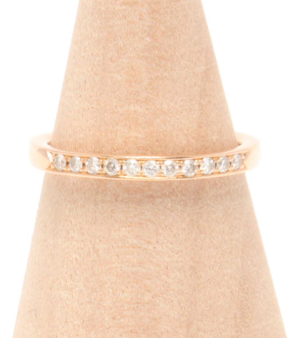 美品 4℃ リング 指輪 K18 ダイヤ レディース SIZE 8号 ヨンドシー