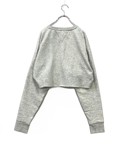 TOMMY HILFIGER スウェット クロップド丈 クールネック クロップトップ CA＃57151 レディース SIZE M トミーヒルフィガー