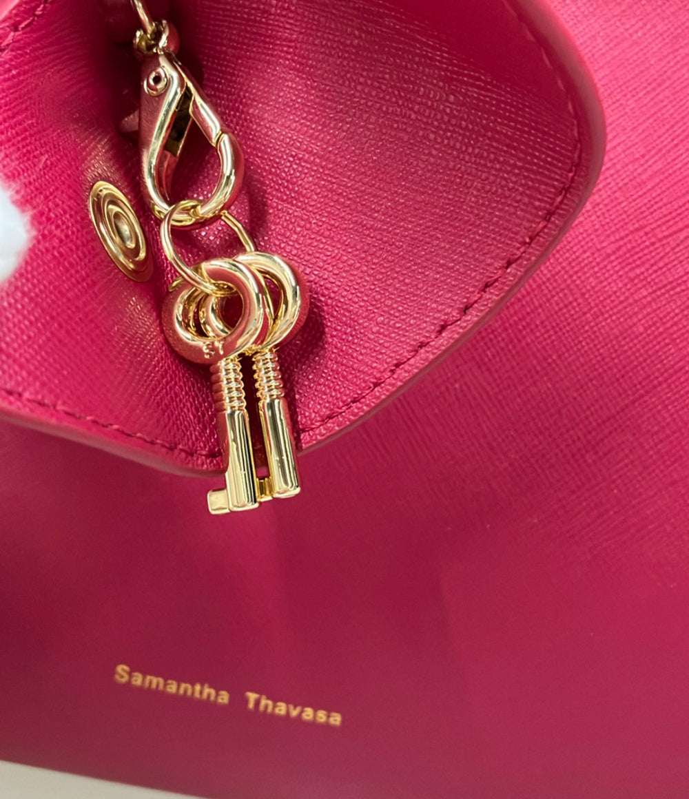 Samantha Thavasa トートバッグ ショルダーバッグ 2WAY 斜め掛け レザー レディース サマンサタバサ