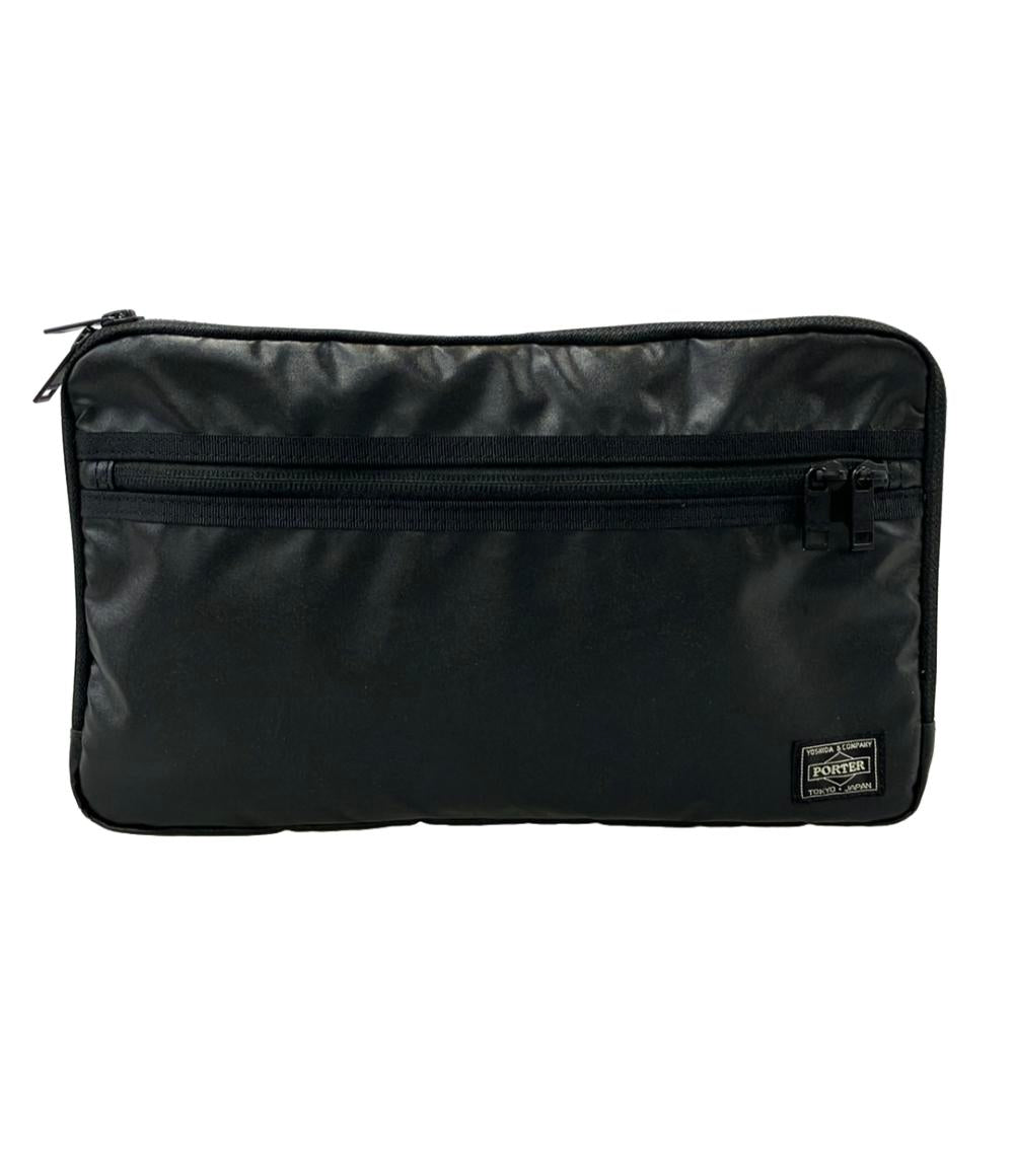 PORTER×KAPTAIN SUNSHINE ブラック ボディバッグ PORTER KAPTAIN SUNSHINE ボディバッグ ウエストポーチ ファニーバッグ