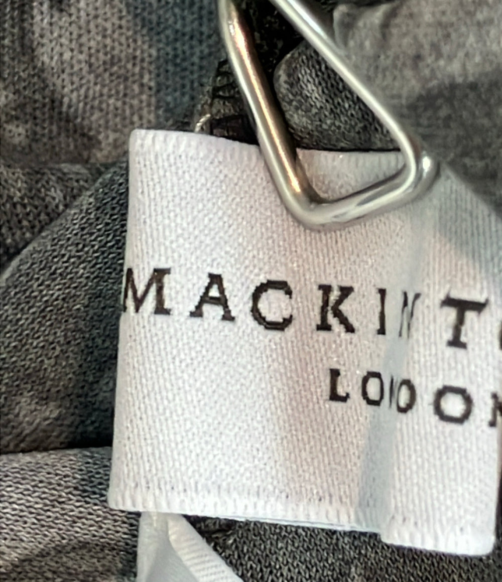 Mackintosh 半袖ワンピース 比翼仕立て ボタン バイブリーフラワージャージワンピース G5J06-337 レディース SIZE 38 (M) マッキントッシュ