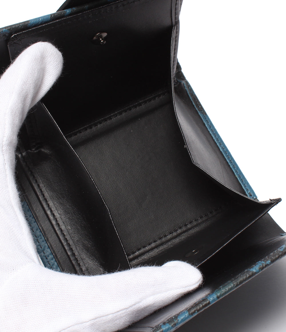 美品 HIROKO HAYASHI 二つ折り財布  ハンドル付き財布 夜の森の守り神 GUFO グーフォ レディース ヒロコハヤシ