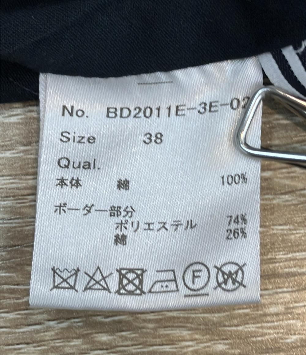 訳あり borders at balcony 半袖ワンピース BD2011E-3E-02 レディース SIZE 38 (S) ボーダーズ アット バルコニー