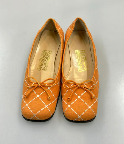 サルヴァトーレフェラガモ パンプス リボン レディース SIZE 4 1/2 (XS) Salvatore Ferragamo