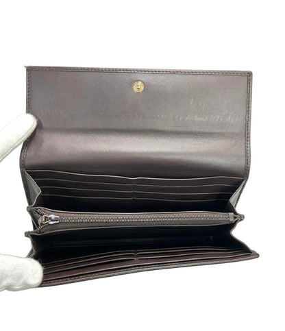 GUCCI 二つ折り長財布 インターロッキング グッチシマ 256998 2091 レディース グッチ